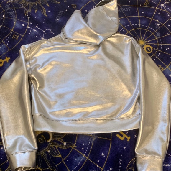 forever 21 iridescent jacket glitter shiny - Picture 4 of 4